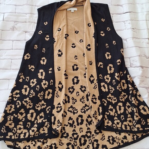 New Directions' leopard print cardigan - Picture 3 of 7